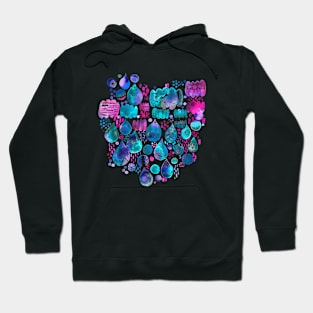 Rain Stitches Neon Hoodie